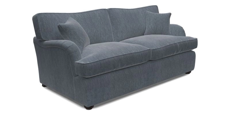 Alwinton 3 Seater Sofa Bed in Super Soft Velvet Navy