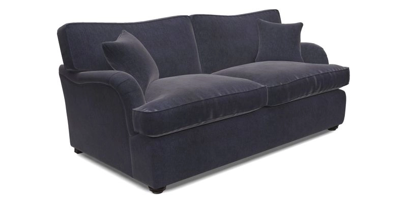 Alwinton 3 Seater Sofa Bed in Super Soft Velvet Navy