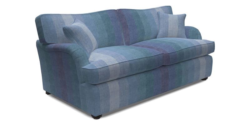 Alwinton 3 Seater Sofa Bed in Super Soft Velvet Navy