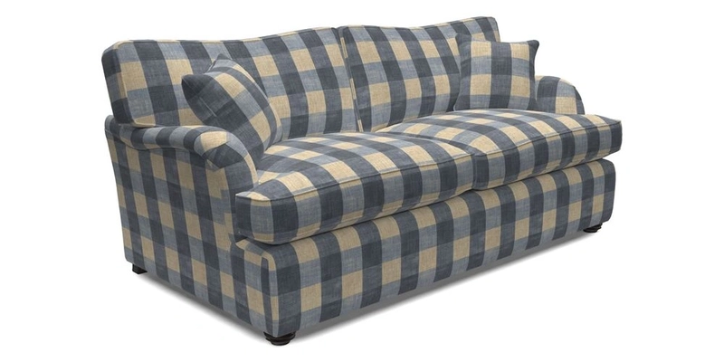 Alwinton 3 Seater Sofa Bed in Super Soft Velvet Navy