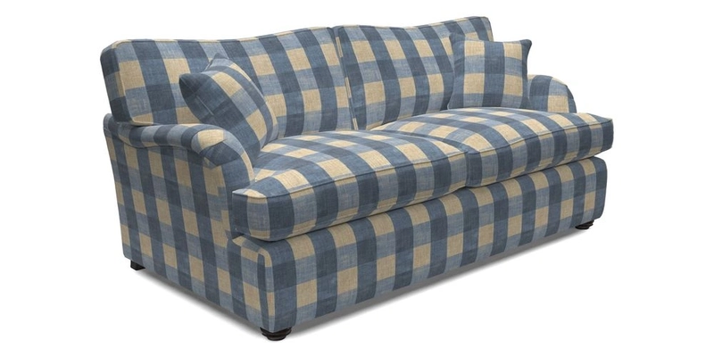 Alwinton 3 Seater Sofa Bed in Super Soft Velvet Navy
