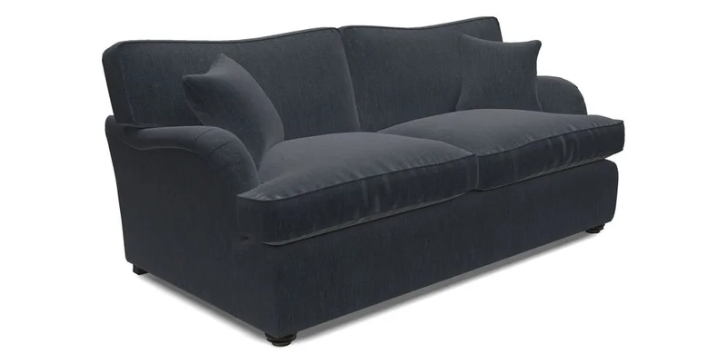 Alwinton 3 Seater Sofa Bed in Super Soft Velvet Navy