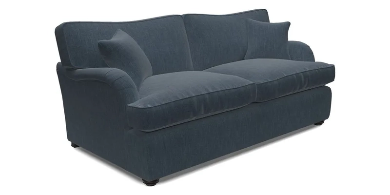 Alwinton 3 Seater Sofa Bed in Super Soft Velvet Navy