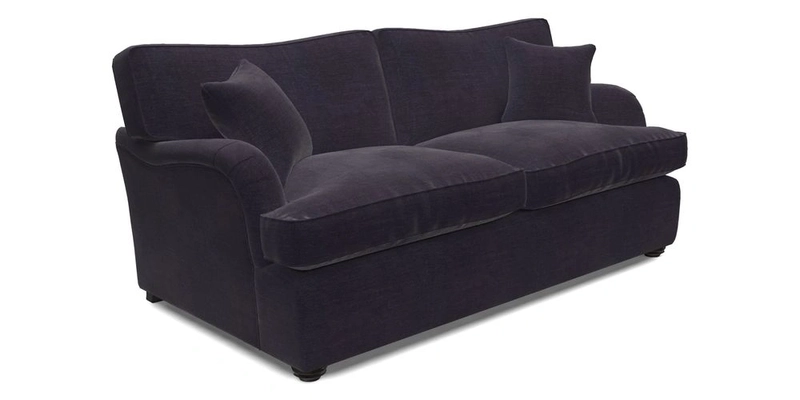 Alwinton 3 Seater Sofa Bed in Super Soft Velvet Navy