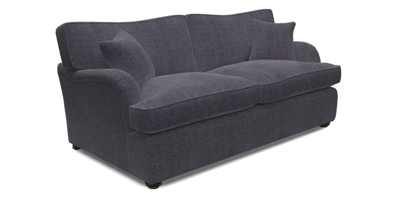 Alwinton 3 Seater Sofa Bed in Super Soft Velvet Navy