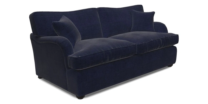 Alwinton 3 Seater Sofa Bed in Super Soft Velvet Navy