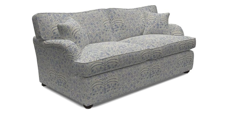 Alwinton 3 Seater Sofa Bed in Super Soft Velvet Navy