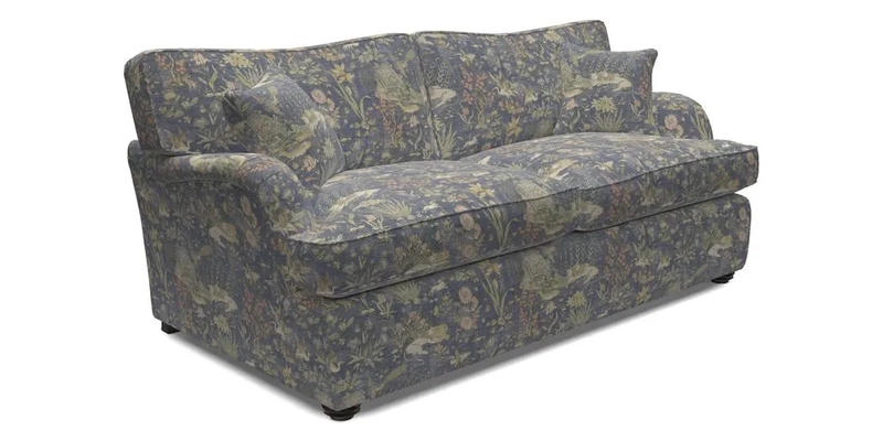 Alwinton 3 Seater Sofa Bed in Super Soft Velvet Navy