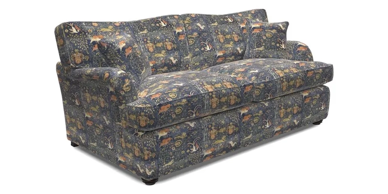 Alwinton 3 Seater Sofa Bed in Super Soft Velvet Navy