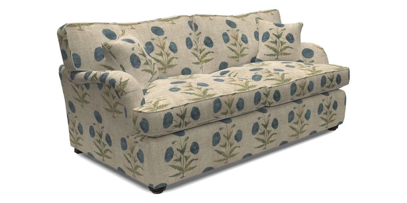 Alwinton 3 Seater Sofa Bed in Super Soft Velvet Navy