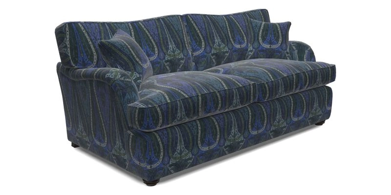 Alwinton 3 Seater Sofa Bed in Super Soft Velvet Navy