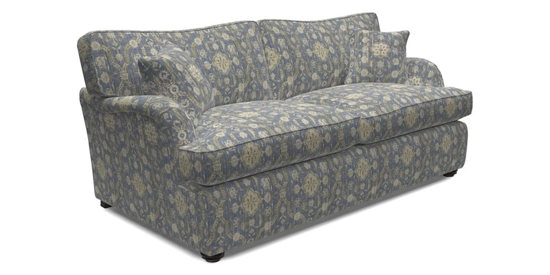 Alwinton 3 Seater Sofa Bed in Super Soft Velvet Navy