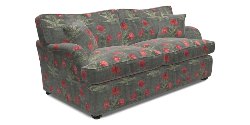 Alwinton 3 Seater Sofa Bed in Super Soft Velvet Navy