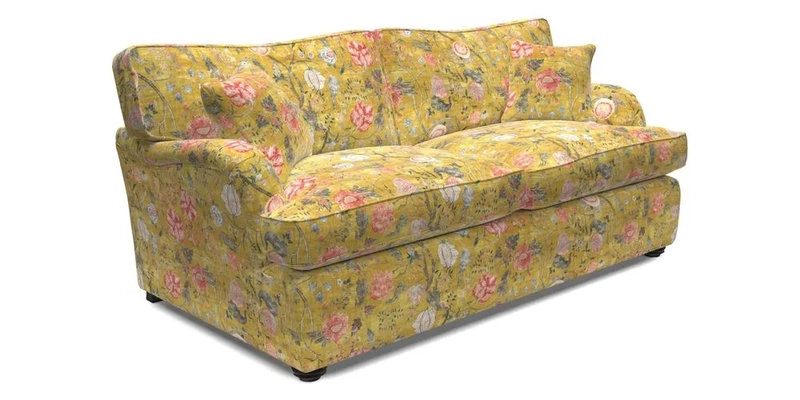 Alwinton 3 Seater Sofa Bed in Super Soft Velvet Navy