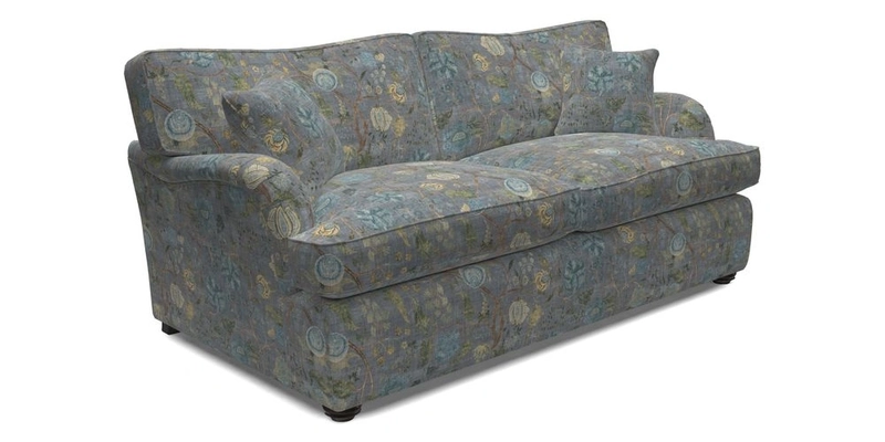 Alwinton 3 Seater Sofa Bed in Super Soft Velvet Navy