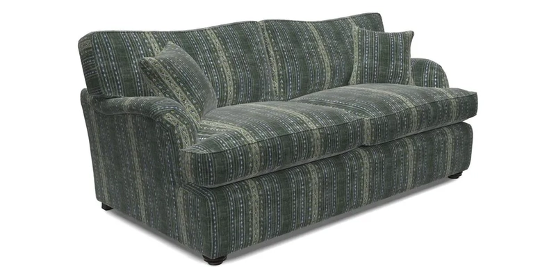 Alwinton 3 Seater Sofa Bed in Super Soft Velvet Navy