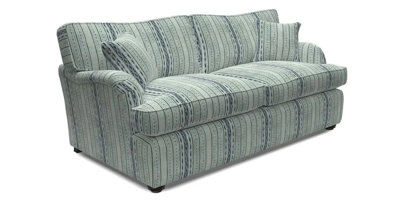 Alwinton 3 Seater Sofa Bed in Super Soft Velvet Navy
