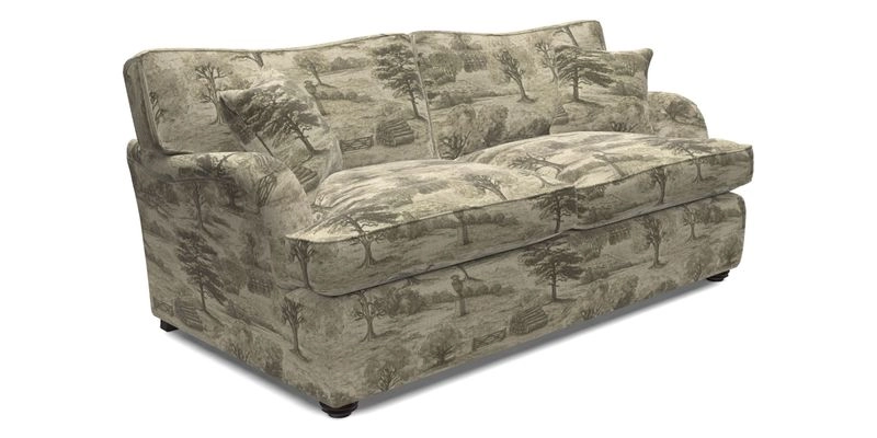 Alwinton 3 Seater Sofa Bed in Super Soft Velvet Navy