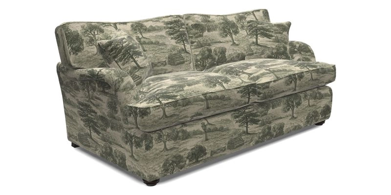 Alwinton 3 Seater Sofa Bed in Super Soft Velvet Navy