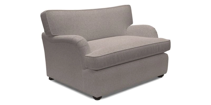 Alwinton Snuggler Sofa Bed in Two Tone Plain Biscuit
