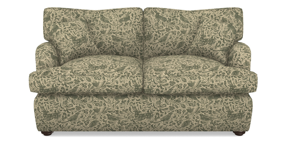 Product photograph of Alwinton Sofa Bed 2 Seater Sofa Bed In V A Drawn From Nature - Bird And Rabbit - Dark Green from Sofas and Stuff Limited