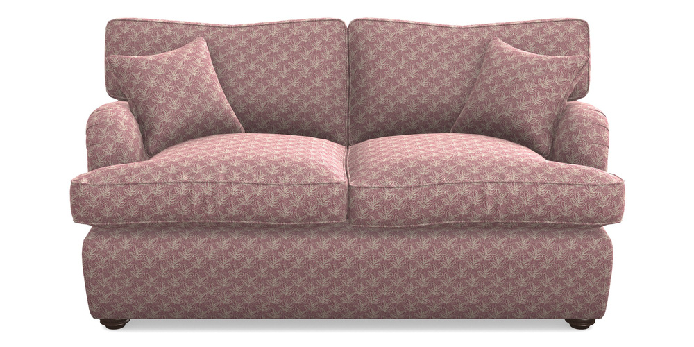 Product photograph of Alwinton Sofa Bed 2 Seater Sofa Bed In Cloth 21 - Decorative Leaf - Cassis from Sofas and Stuff Limited