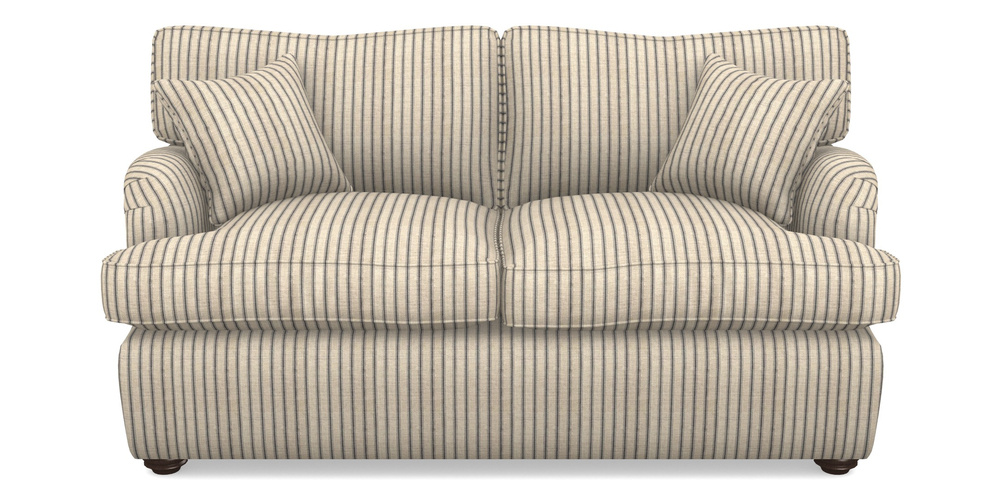 Product photograph of Alwinton Sofa Bed 2 Seater Sofa Bed In Cloth 18 Stripes - Ticking - Bible Black from Sofas and Stuff Limited