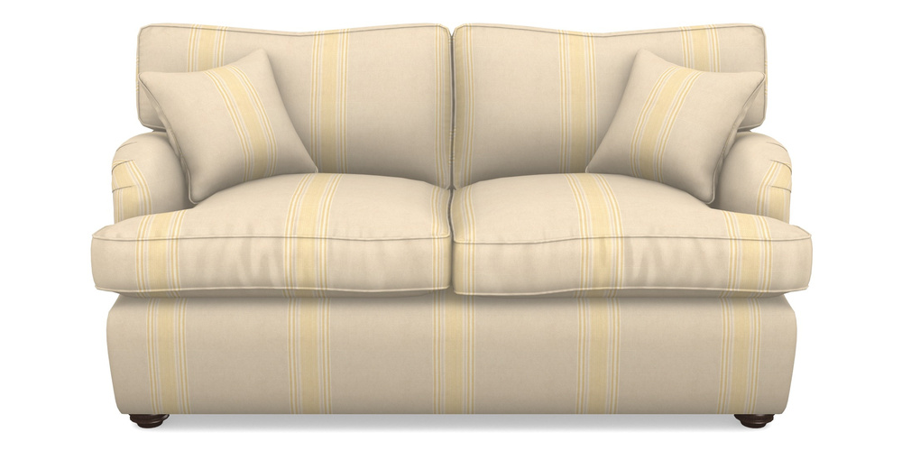 Product photograph of Alwinton Sofa Bed 2 Seater Sofa Bed In Cloth 22 - Racing Stripes Cheltenham - Lemon from Sofas and Stuff Limited