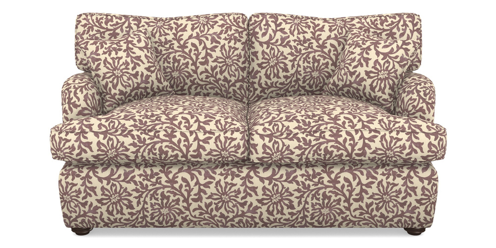 Product photograph of Alwinton Sofa Bed 2 Seater Sofa Bed In V A Brompton Collection - Floral Scroll - Cacao from Sofas and Stuff Limited