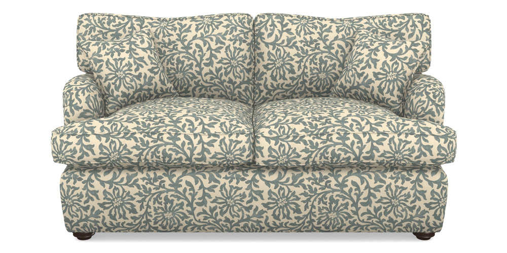 Product photograph of Alwinton Sofa Bed 2 Seater Sofa Bed In V A Brompton Collection - Floral Scroll - Pebble from Sofas and Stuff Limited