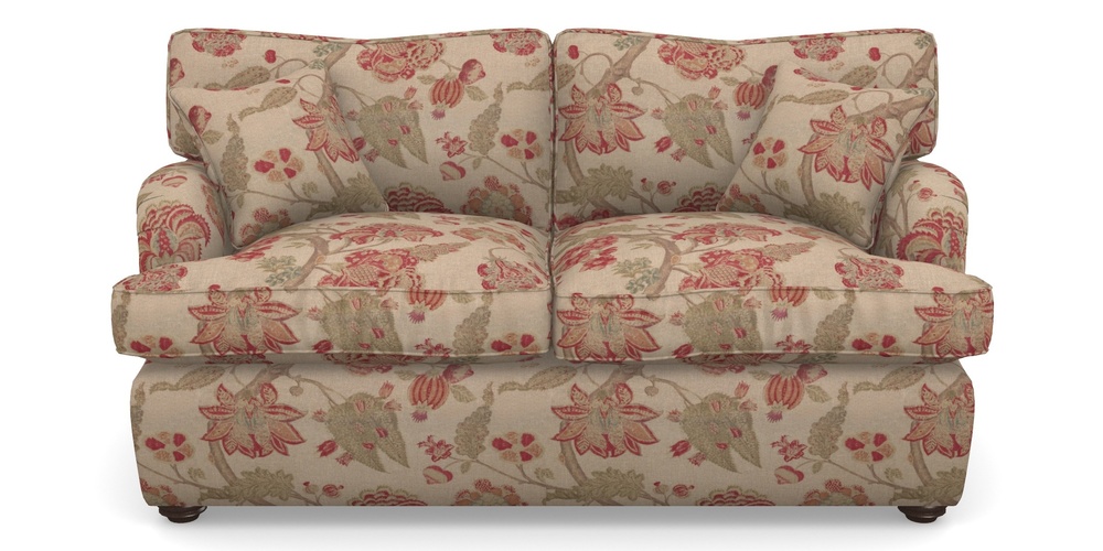 Product photograph of Alwinton Sofa Bed 2 Seater Sofa Bed In Floral Linen - Indienne T Rosso from Sofas and Stuff Limited