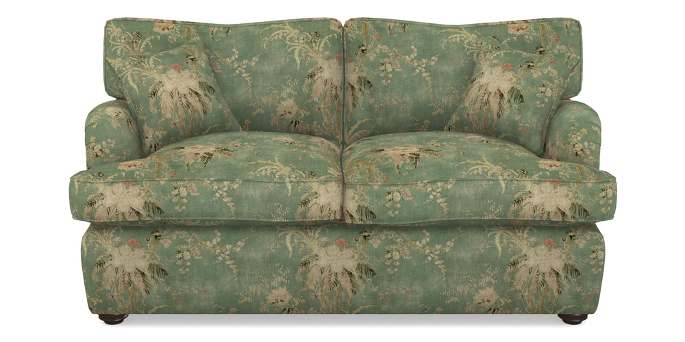 Product photograph of Alwinton Sofa Bed 2 Seater Sofa Bed In Floral Linen - Zefferino Emerald from Sofas and Stuff Limited