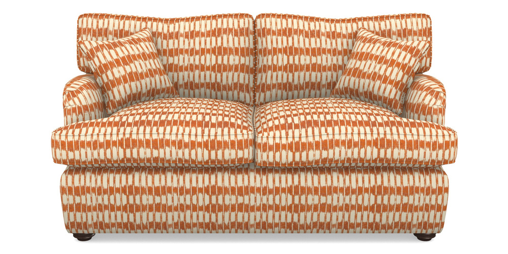 Product photograph of Alwinton Sofa Bed 2 Seater Sofa Bed In V A Brompton Collection - Ikat - Terracotta from Sofas and Stuff Limited