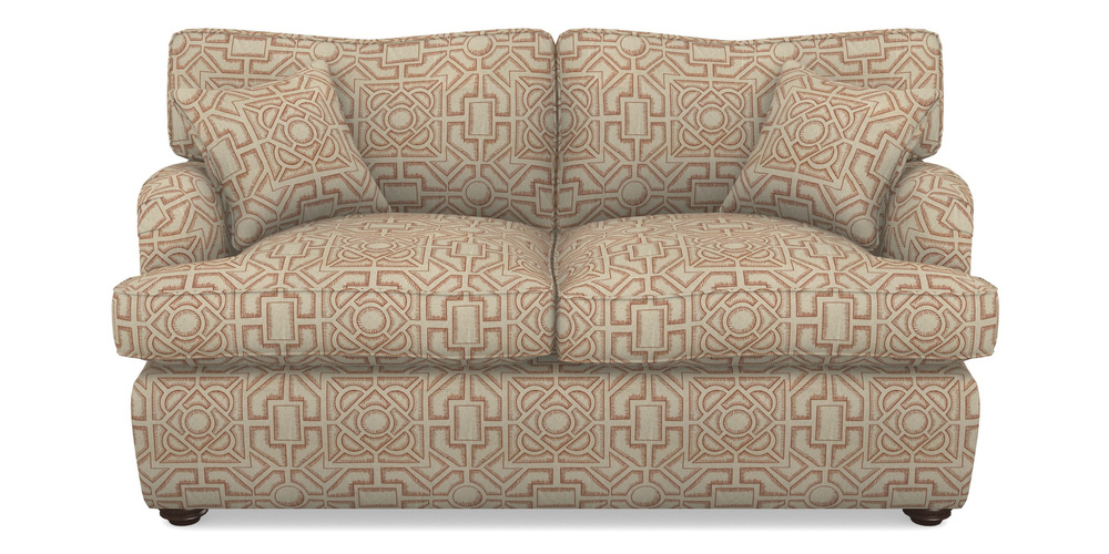 Product photograph of Alwinton Sofa Bed 2 Seater Sofa Bed In Rhs Collection - Large Knot Garden Linen - Terracotta from Sofas and Stuff Limited