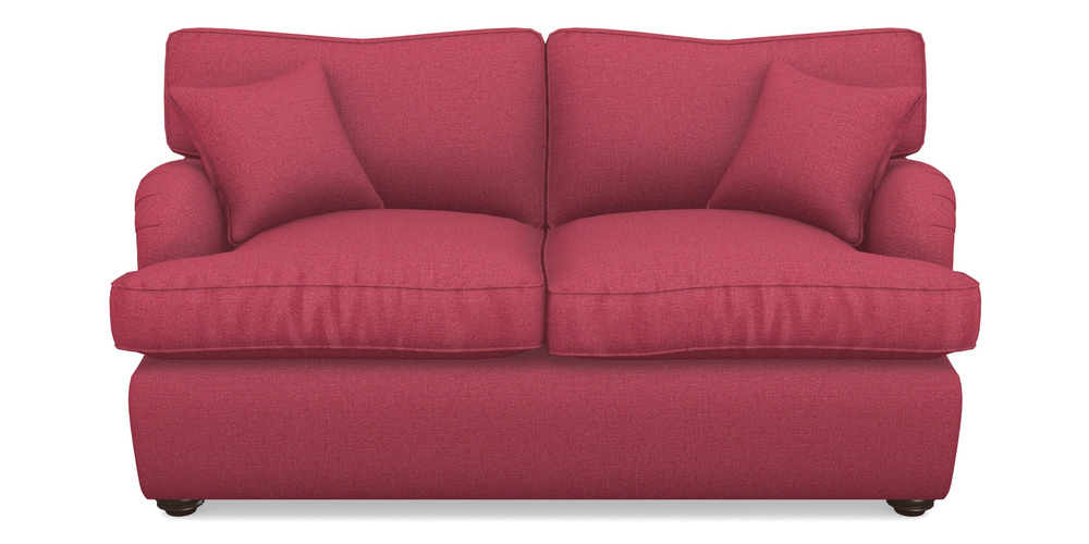 Product photograph of Alwinton Sofa Bed 2 Seater Sofa Bed In Plain Linen Cotton - Raspberry Jam from Sofas and Stuff Limited