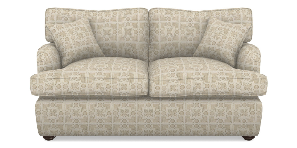 Product photograph of Alwinton Sofa Bed 2 Seater Sofa Bed In Rhs Collection - Small Knot Garden Cotton Weave - Gold from Sofas and Stuff Limited