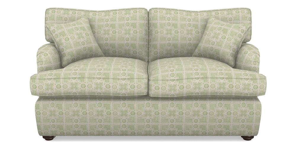 Product photograph of Alwinton Sofa Bed 2 Seater Sofa Bed In Rhs Collection - Small Knot Garden Cotton Weave - Green from Sofas and Stuff Limited