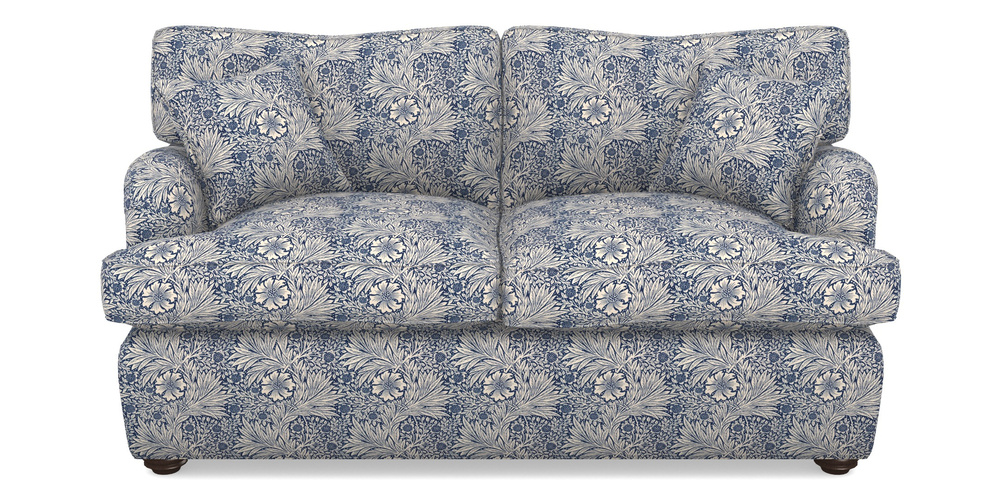 Product photograph of Alwinton Sofa Bed 2 Seater Sofa Bed In William Morris Collection - Marigold - Indigo Linen from Sofas and Stuff Limited