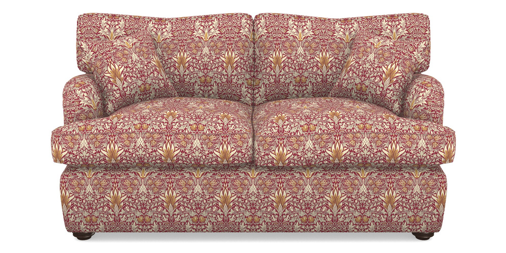 Product photograph of Alwinton Sofa Bed 2 Seater Sofa Bed In William Morris Collection - Snakeshead - Claret Gold from Sofas and Stuff Limited
