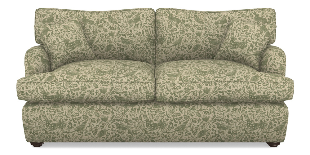 Product photograph of Alwinton Sofa Bed 3 Seater Sofa Bed In V A Drawn From Nature - Bird And Rabbit - Light Green from Sofas and Stuff Limited