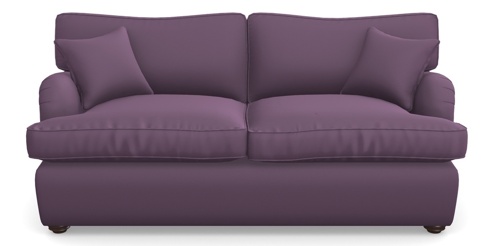 Product photograph of Alwinton Sofa Bed 3 Seater Sofa Bed In Clever Glossy Velvet - Blackcurrant from Sofas and Stuff Limited