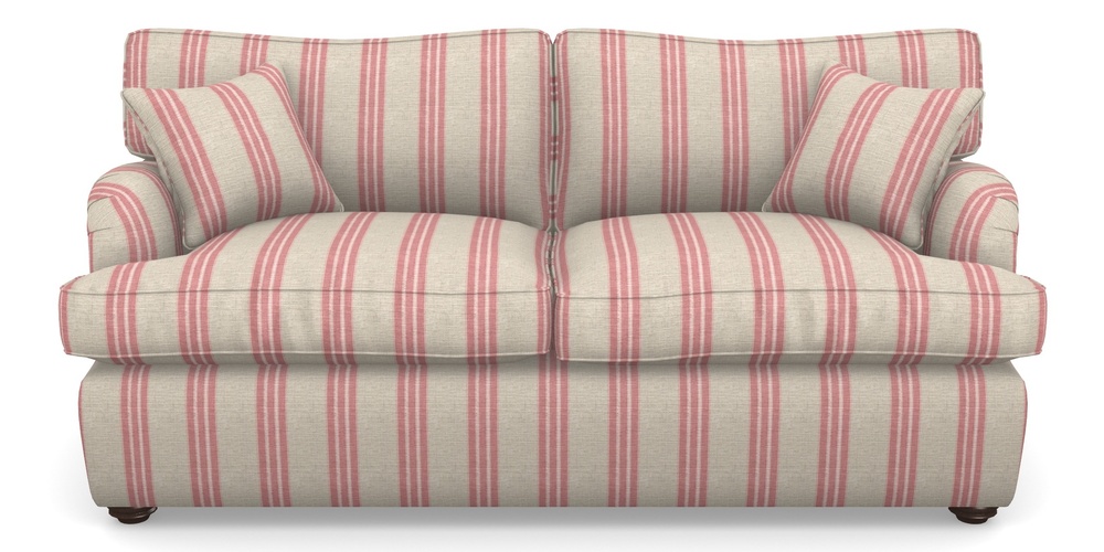 Product photograph of Alwinton Sofa Bed 3 Seater Sofa Bed In Cloth 18 Stripes - Bengal - Cranberry from Sofas and Stuff Limited