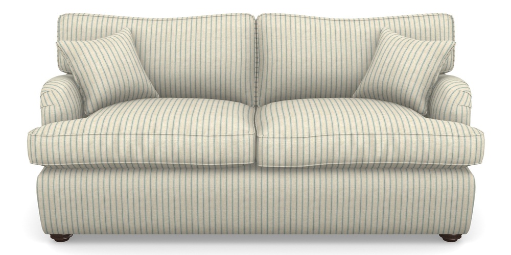 Product photograph of Alwinton Sofa Bed 3 Seater Sofa Bed In Cloth 18 Stripes - Ticking - Basil from Sofas and Stuff Limited