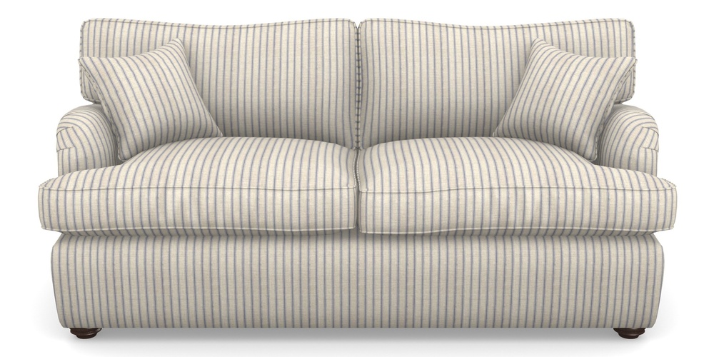 Product photograph of Alwinton Sofa Bed 3 Seater Sofa Bed In Cloth 18 Stripes - Ticking - Indigo from Sofas and Stuff Limited