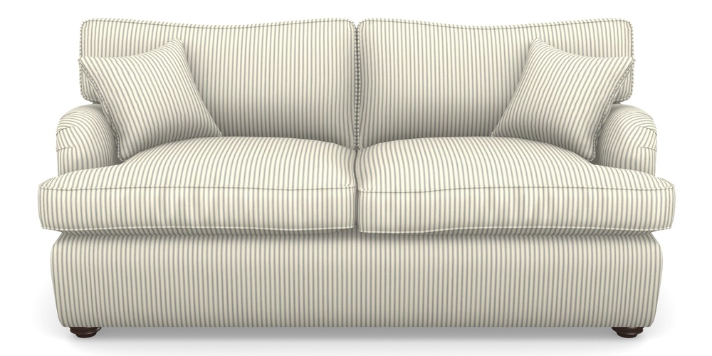 Product photograph of Alwinton Sofa Bed 3 Seater Sofa Bed In Cotton Stripe - Airforce from Sofas and Stuff Limited