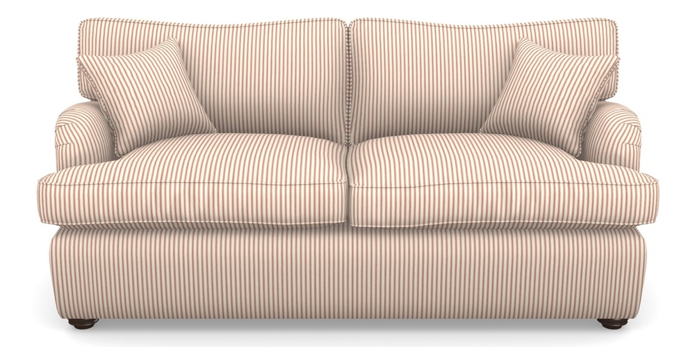 Product photograph of Alwinton Sofa Bed 3 Seater Sofa Bed In Cotton Stripe - Peony from Sofas and Stuff Limited