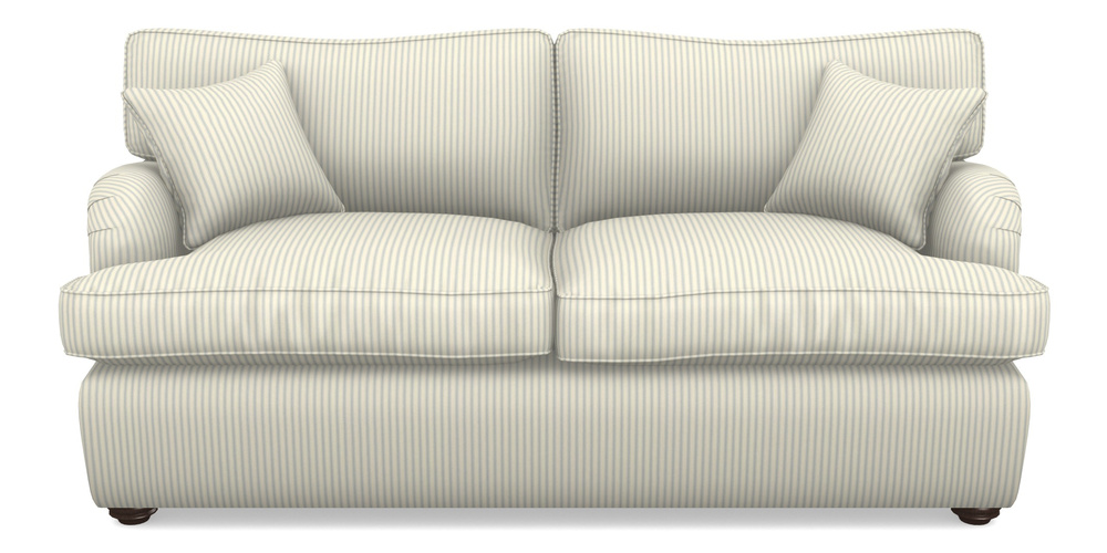 Product photograph of Alwinton Sofa Bed 3 Seater Sofa Bed In Cotton Stripe - Sky from Sofas and Stuff Limited