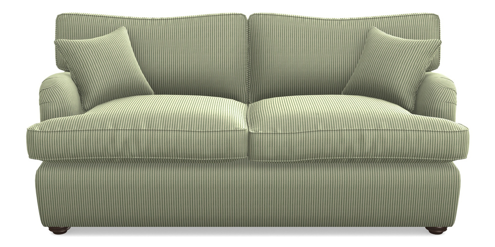 Product photograph of Alwinton Sofa Bed 3 Seater Sofa Bed In Cloth 21 - Simple Stripe - Forest from Sofas and Stuff Limited