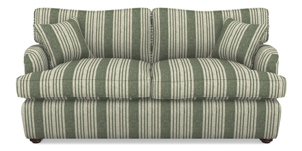 Product photograph of Alwinton Sofa Bed 3 Seater Sofa Bed In Cloth 22 - Bayadere - Courgette from Sofas and Stuff Limited