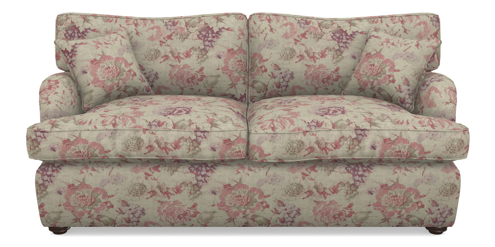 Product photograph of Alwinton Sofa Bed 3 Seater Sofa Bed In Floral Linen - Faith Rose Quartz from Sofas and Stuff Limited